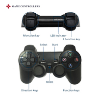 2.4G bezprzewodowy pad do gier na PSP / PC/TV, pudełko/telefon z systemem Android kontroler do gier Joystick dla Super konsoli x Pro RK2020 3